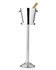 Sektkühler Capri mit Ständer gehämmert H 83cm
