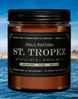 Raumdufkerze "Saint Tropez" Schön & Reich Edition - Champagner / Rose / leichte Vanille