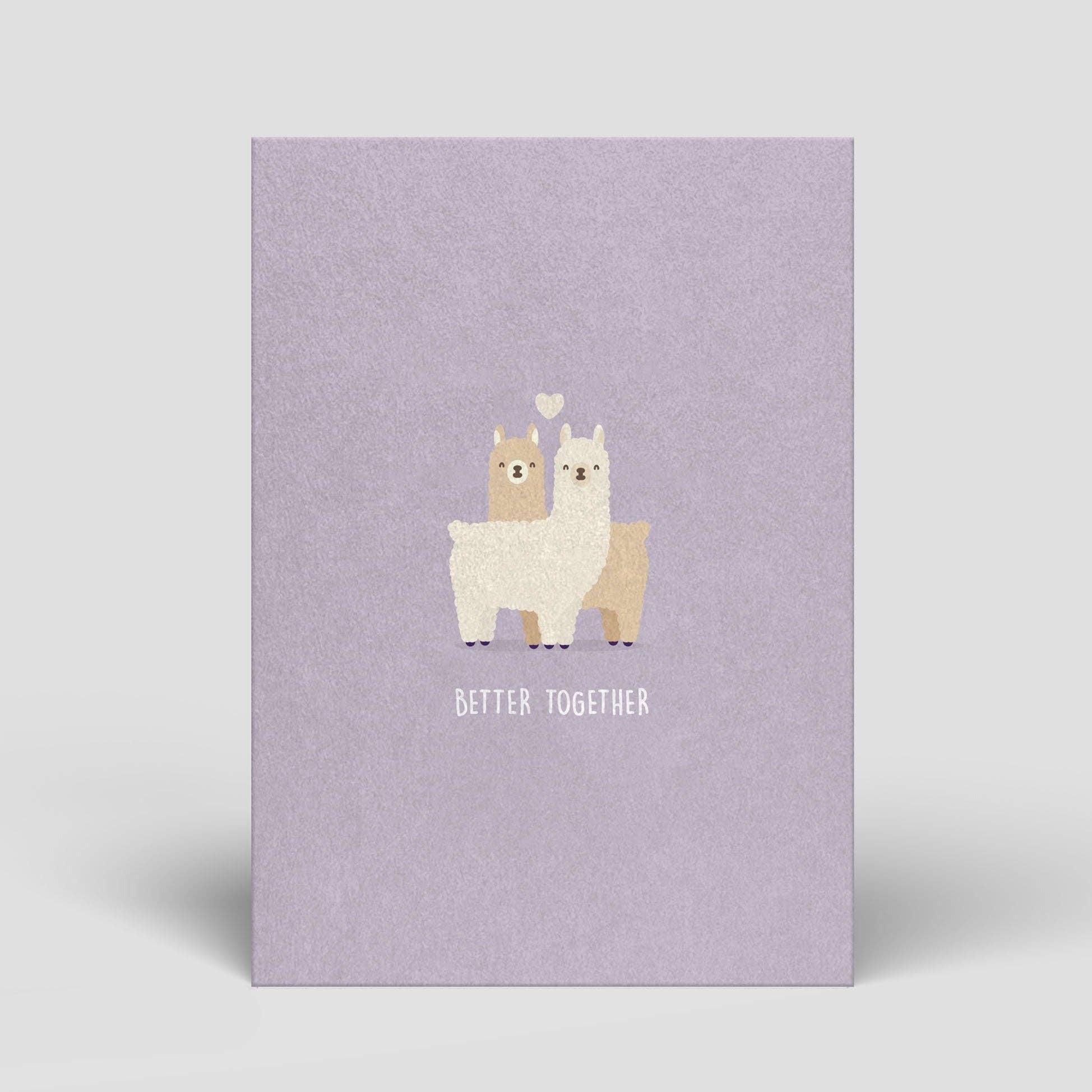 Postkarte - Liebe - Better together - Nr. 95