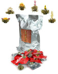 Creano Teeblumen 36 Teekugeln weißer Tee Großpackung,