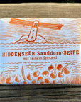 Handgemachte Sanddorn-Seife Peeling Seesand Hiddensee Ostsee