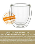 Espresso-Gläser doppelwandig, 2er-Set 100ml