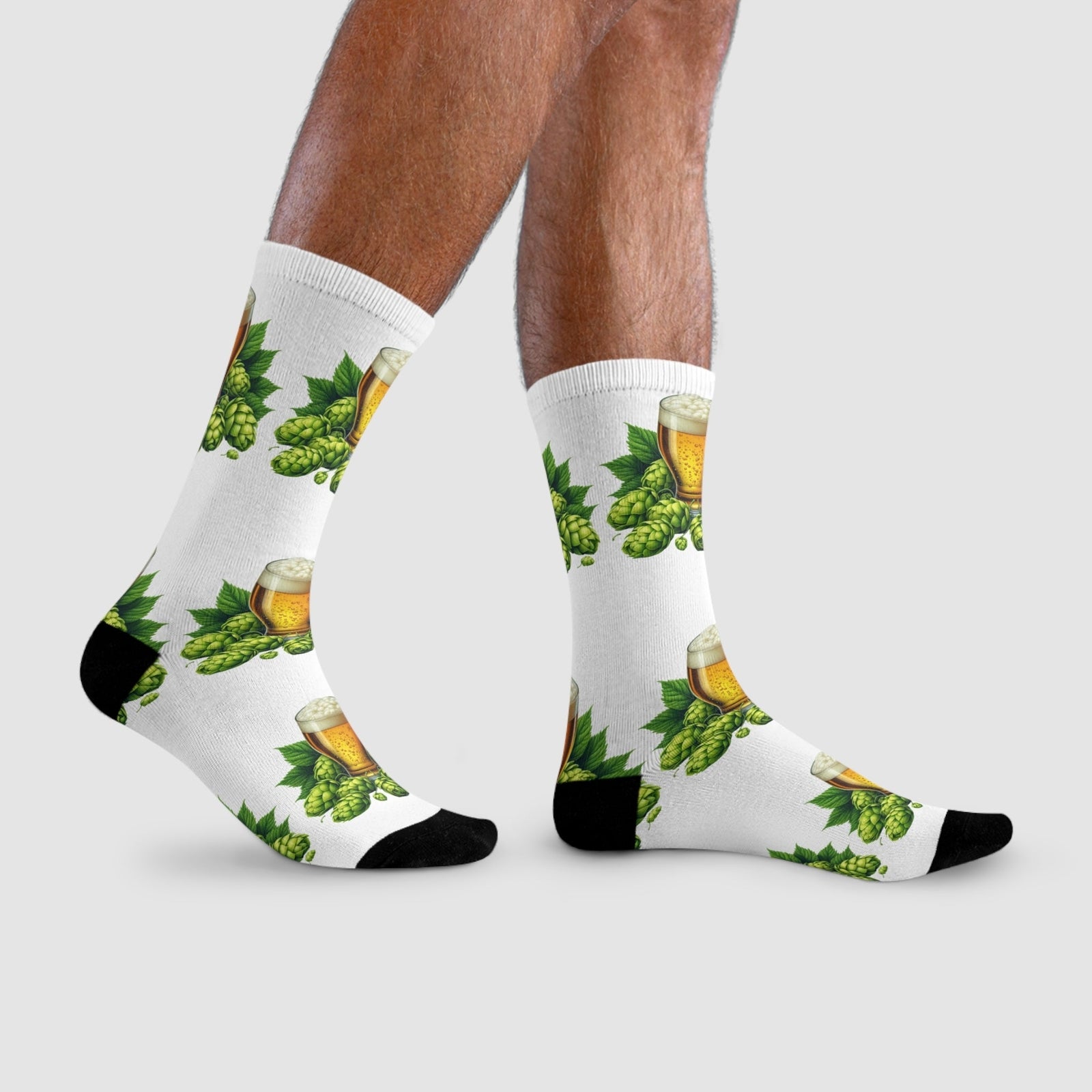 Sublimation Crew Socks - Bier&Hopfen Design