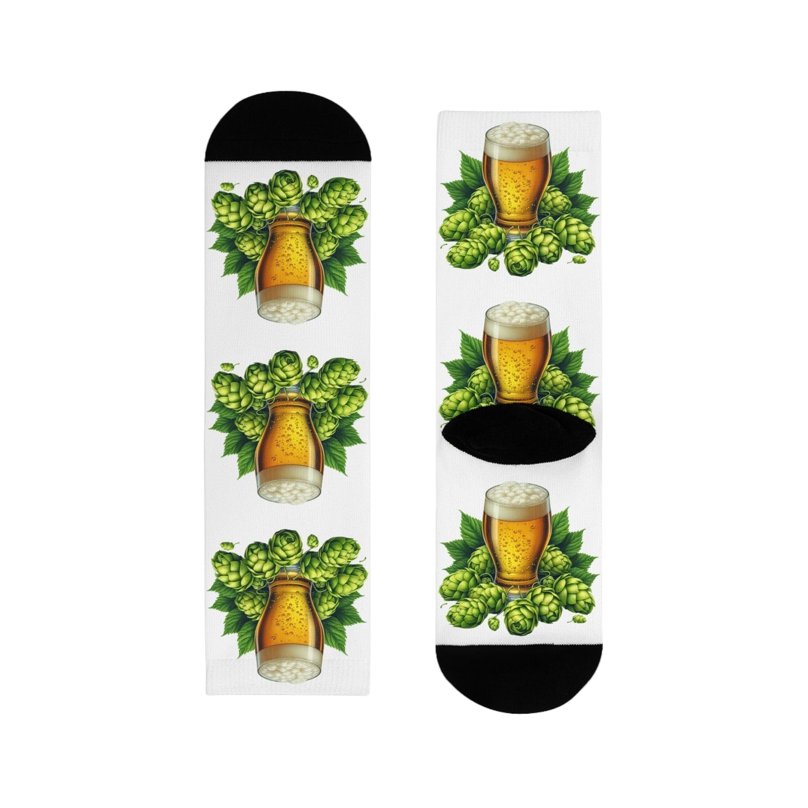 Sublimation Crew Socks - Bier&Hopfen Design