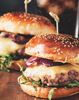 Backmischung "Burger Buns" aus Briocheteig mit Sesam