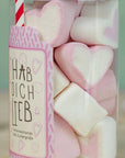 Naschdose Hab Dich Lieb Marshmallow Herzen Geschenkdose