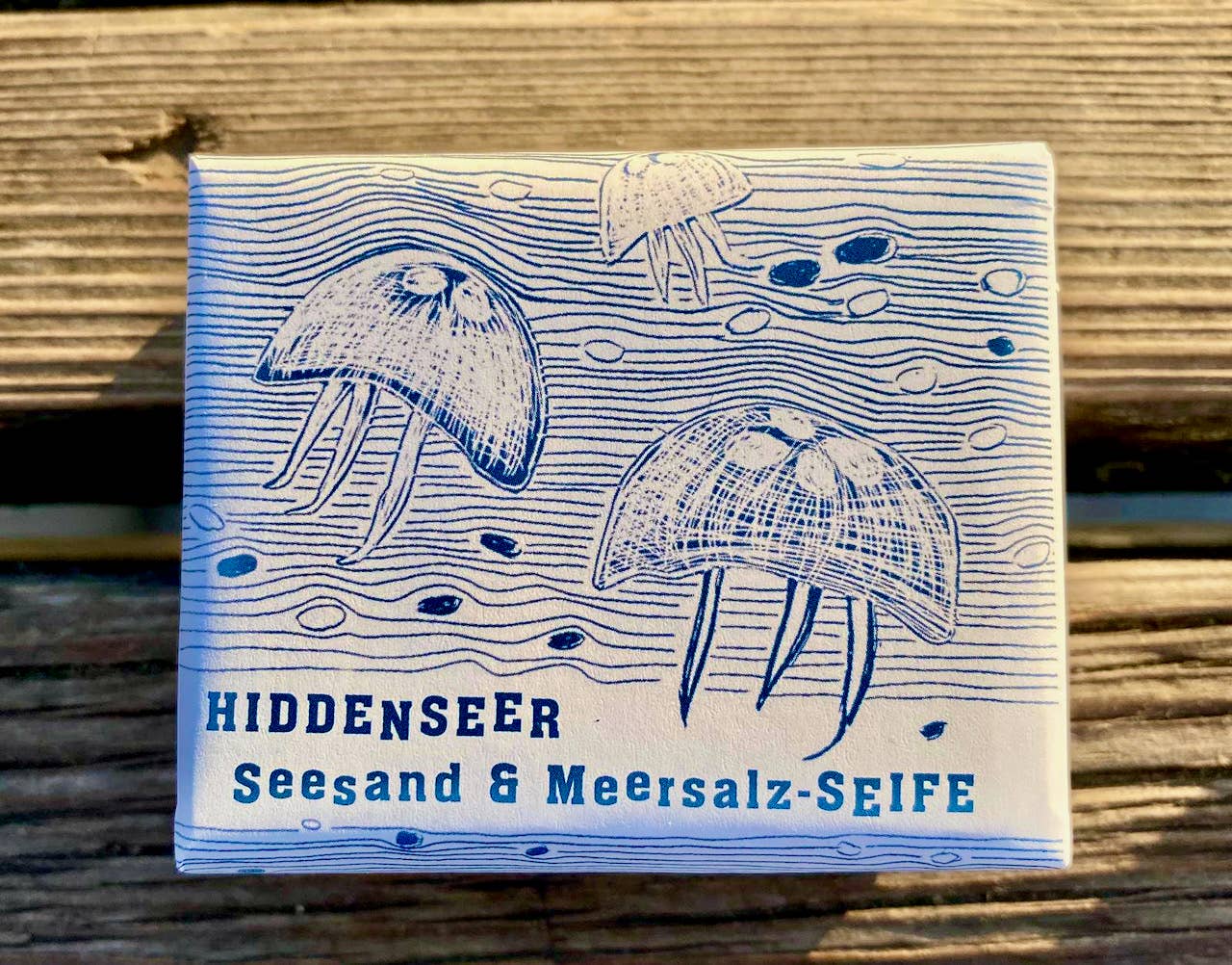 Handgemachte Seesand & Meersalzseife Peeling Hiddensee Salz