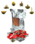 Creano Teeblumen 36 Teekugeln weißer Tee Großpackung,