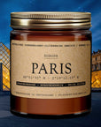 Duft- Kerze "Paris" Burgunderrose | Burgunderwein | Weiße Blüten