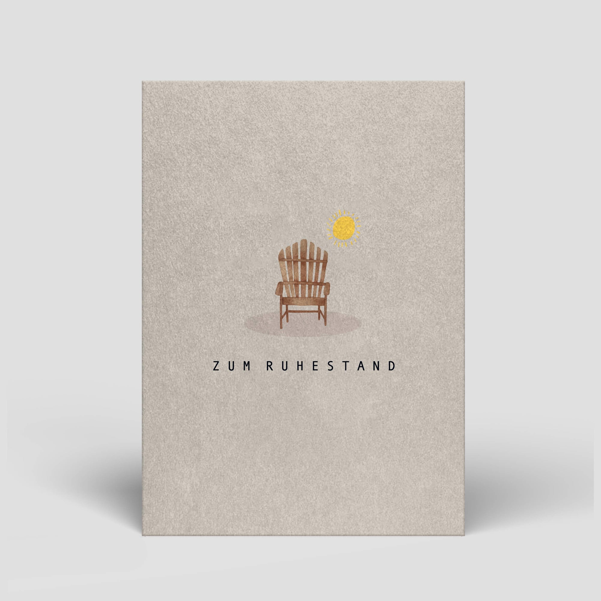 Karte Zum Ruhestand - Fair, Ökologisch Und Nachhaltig