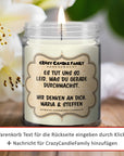 Duftkerze "Kannst Du Gras noch riechen" - Geschenk