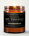 Raumdufkerze "Saint Tropez" Schön & Reich Edition - Champagner / Rose / leichte Vanille