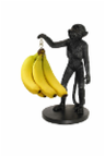 Bananen Butler "Äffchen" schwarz - -
