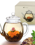 Teekanne aus Glas mit Deckel für 500ml