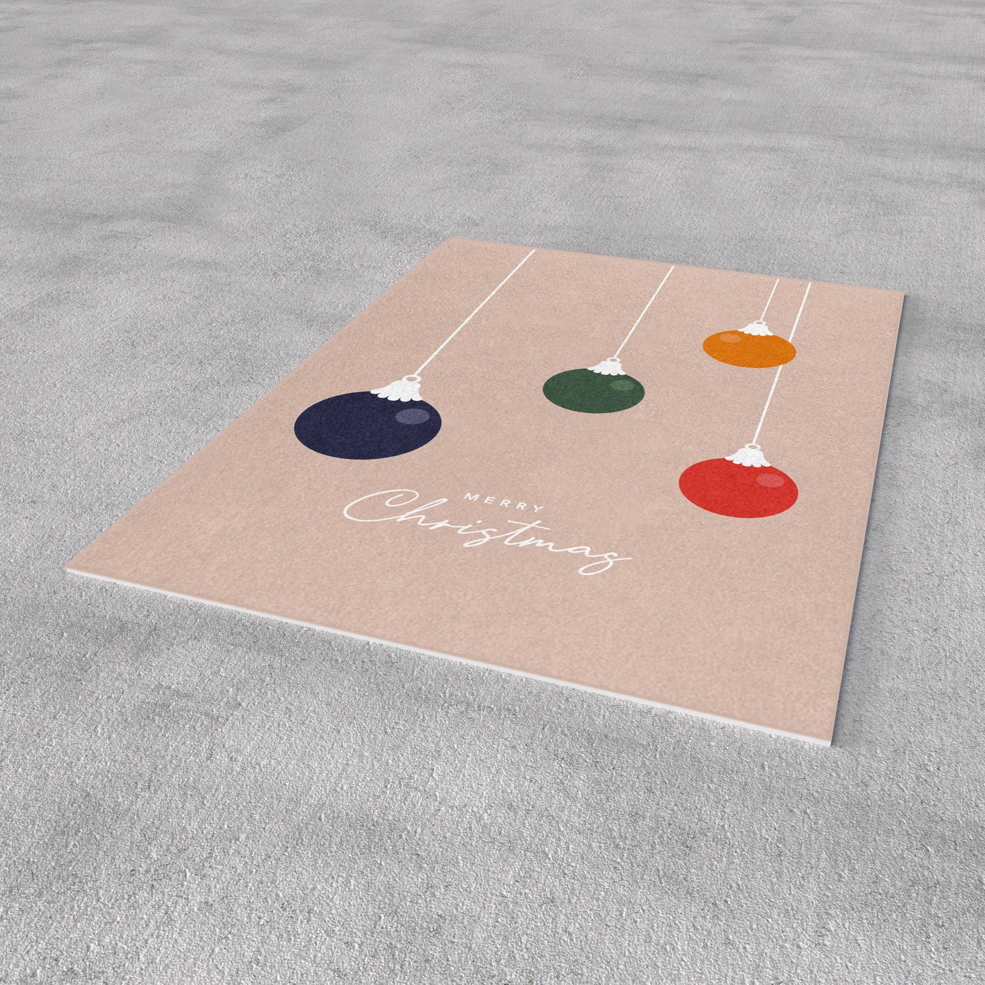 Postkarte - Weihnachten - Weihnachtskugeln - Nr. 66