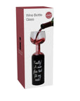 Weinflaschenglas | 0,75 Liter