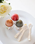 Perlmuttlöffel - Kaviarlöffel - Eierlöffel, 4er Set