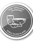 Spardose Sparbüchse "Golfball" edel versilbert
