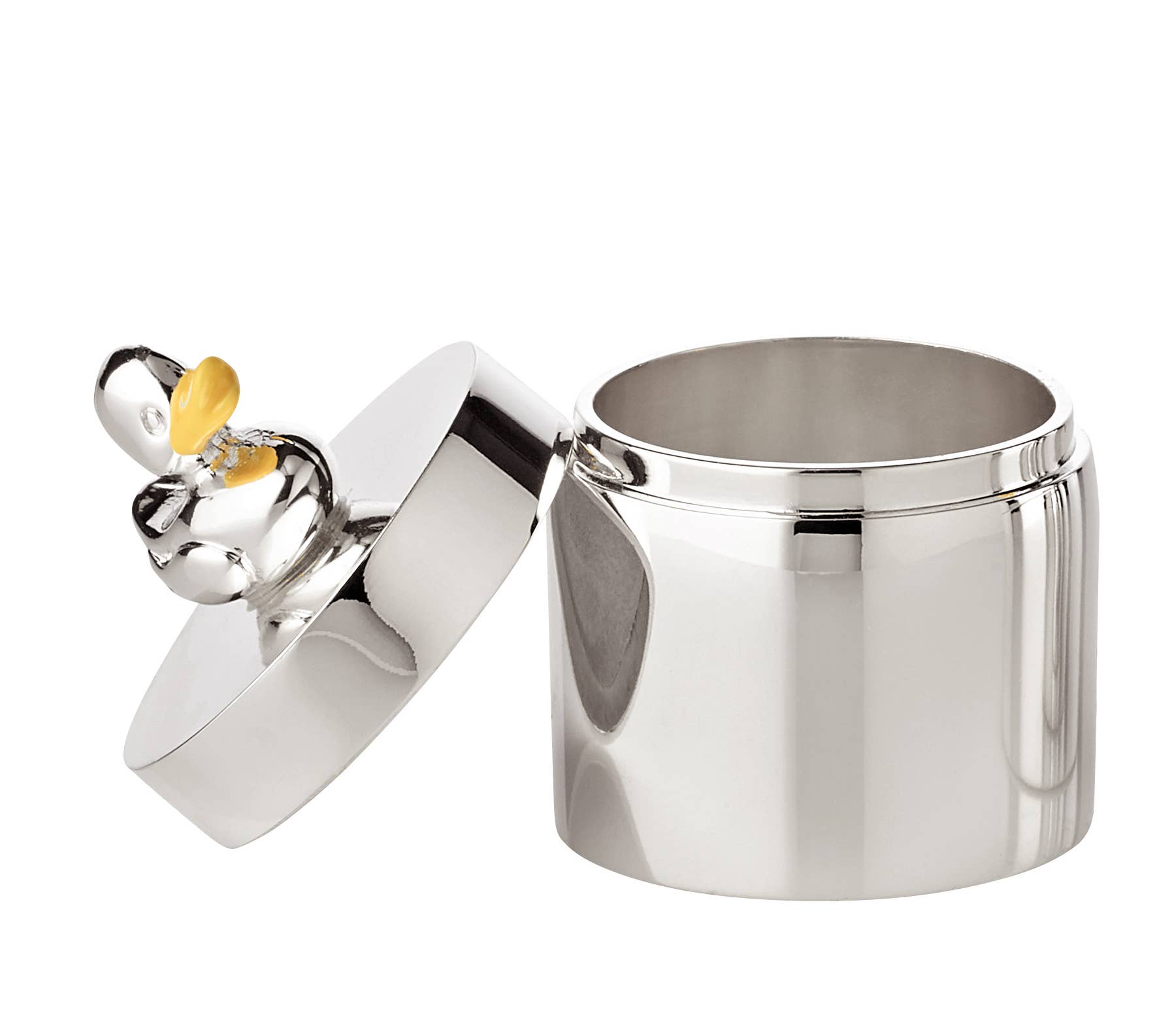 2er Set Zahndosen Schmuckdosen Ente, Höhe 5 cm