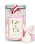 Naschdose Hab Dich Lieb Marshmallow Herzen Geschenkdose