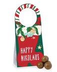 Anhänger Nikolaus Schokoladenkekskugeln mit Spekulatius