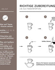 Kaffeefilter aus Porzellan Gelb