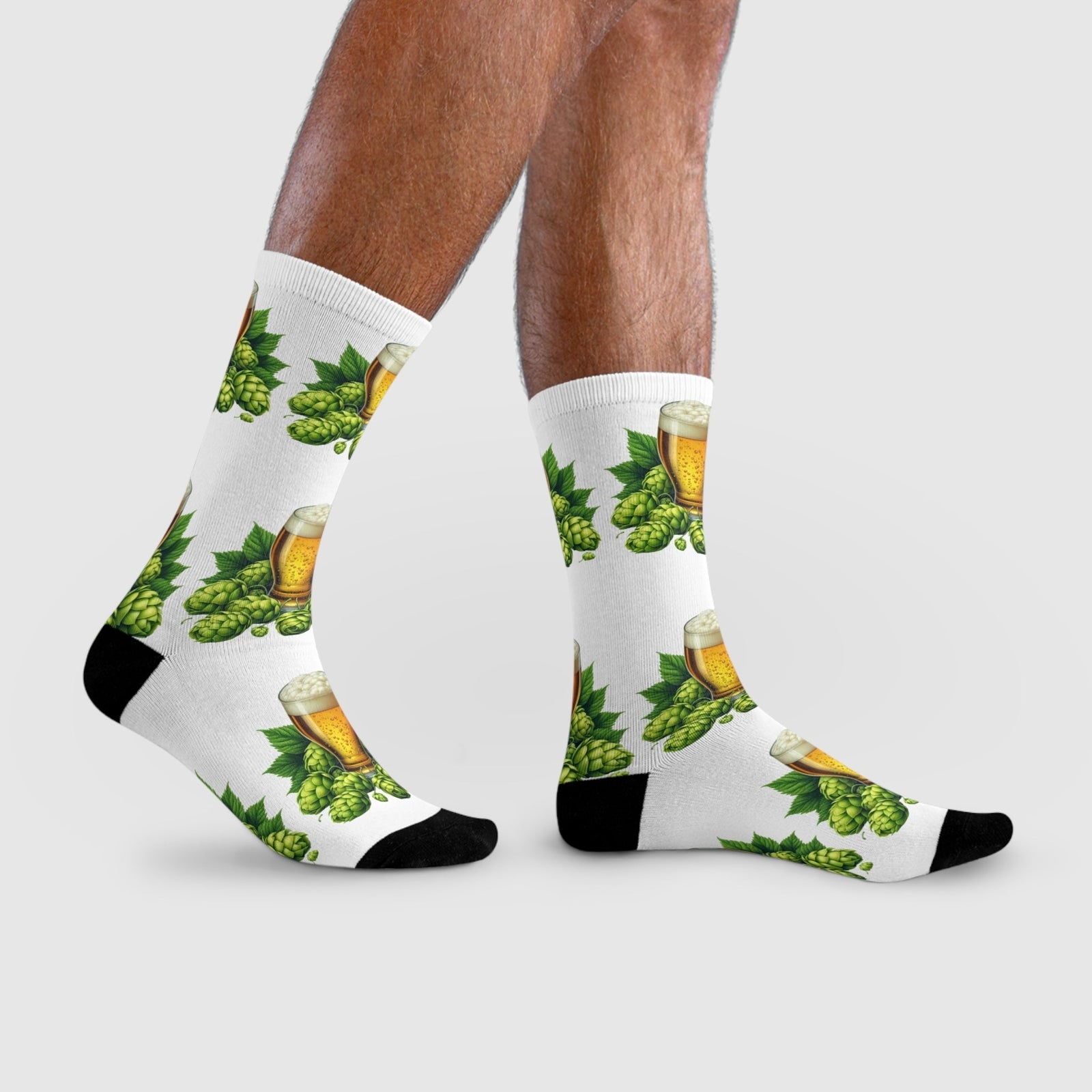 Sublimation Crew Socks - Bier&amp;Hopfen Design