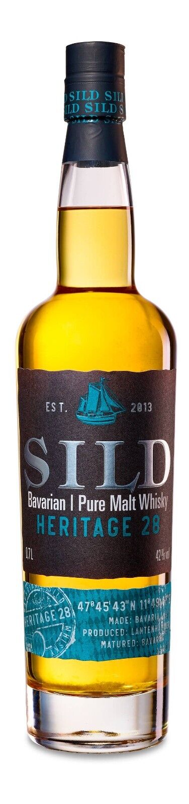 SILD “Heritage 28” Bavarian Pure Malt Whisky 42% vol. 700 ml