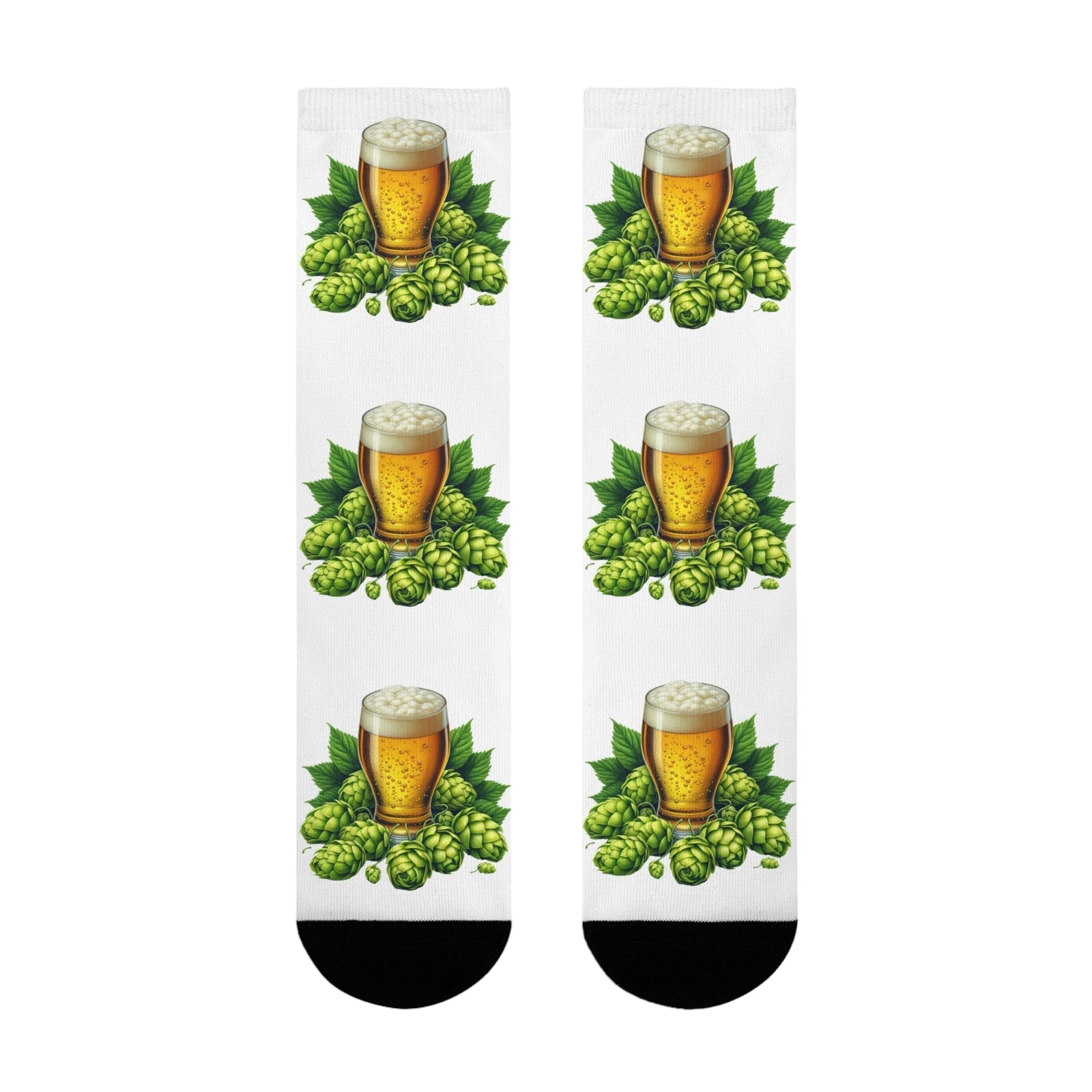 Sublimation Crew Socks - Bier&amp;Hopfen Design