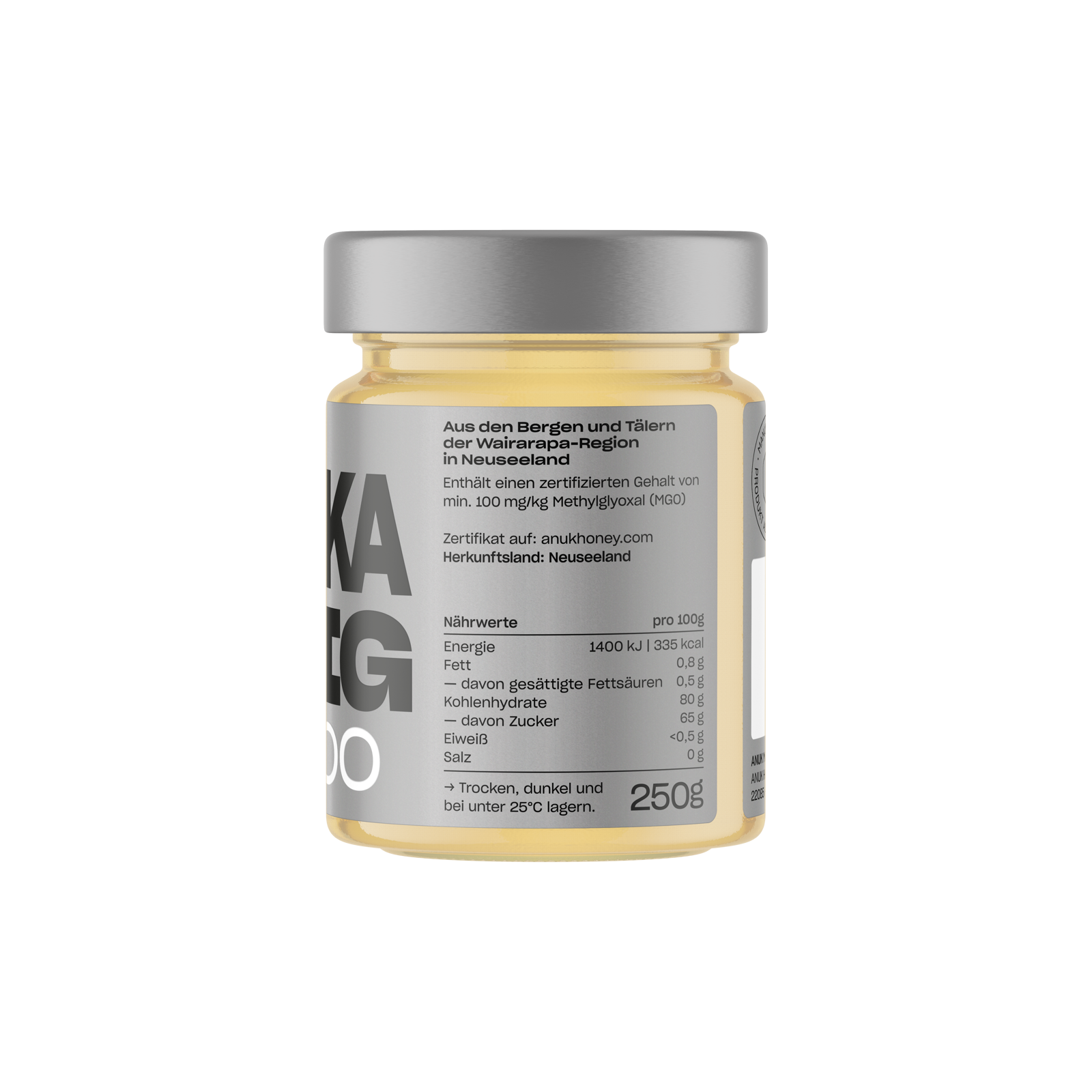 ANUK Manuka Honig MGO100 - 250g -  - 