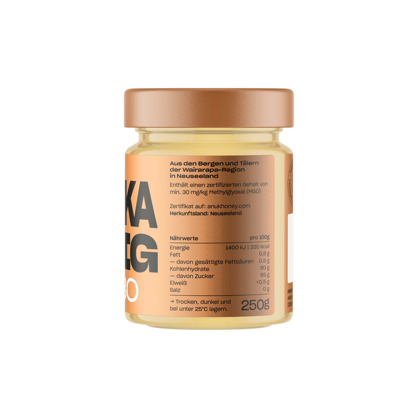 ANUK Manuka Honig MGO30 -  - 