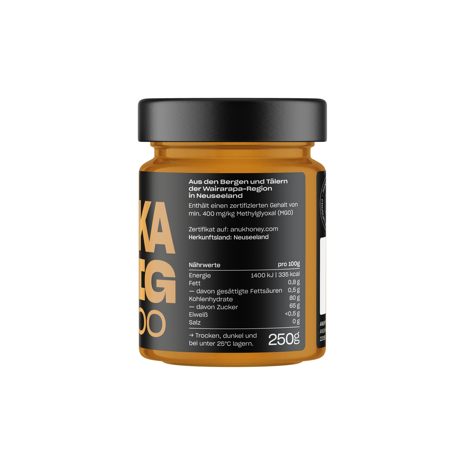 ANUK Manuka Honig MGO400 -  - 