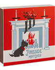 Scotty Dog Fireside | Square - Christmas Safety Matches 🎄